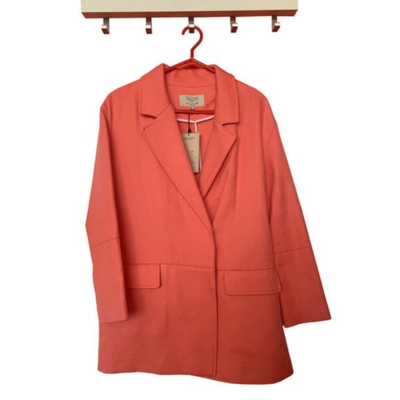 NWT Zara Pink Blazer Jacket | Size M - Picture 3 of 6